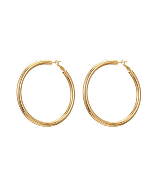 By Shir Oorbellen luxe Hoops L
