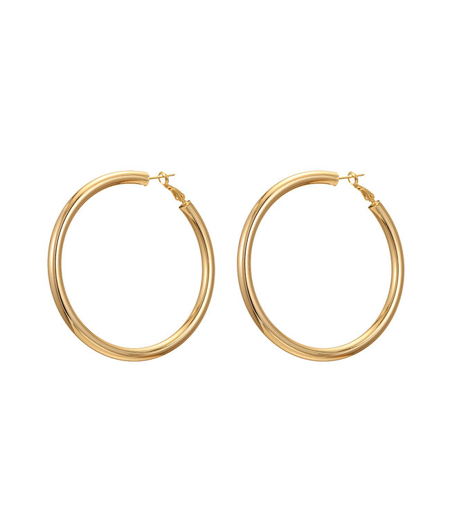 By Shir Oorbellen luxe Hoops L