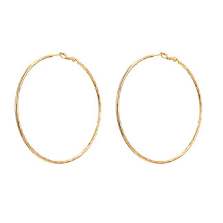 By Shir Oorbellen luxe Bamboo hoops