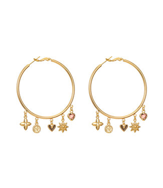 By Shir Luxury Bowie Brown Earrings