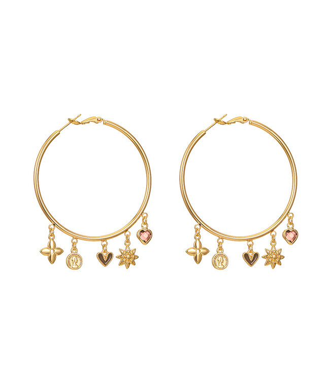 By Shir Luxury Bowie Brown Earrings