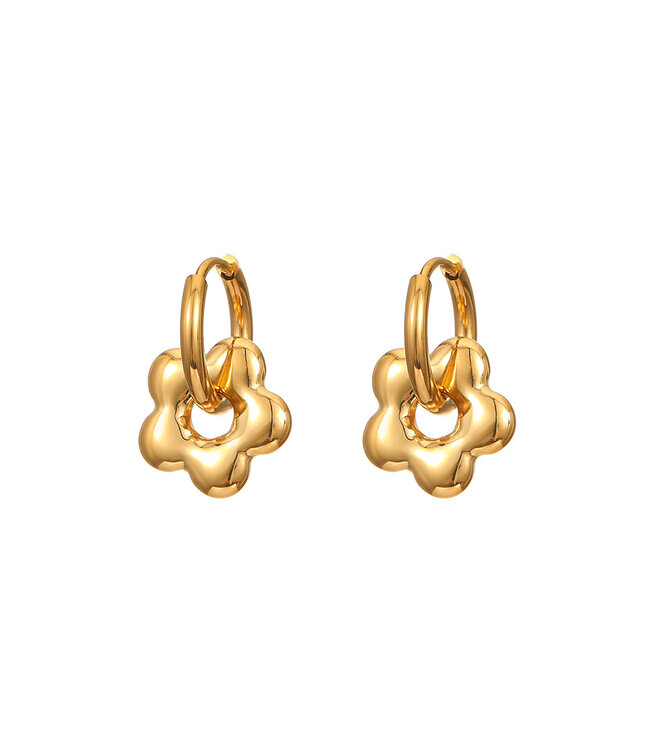 By Shir Small Flower Earrings