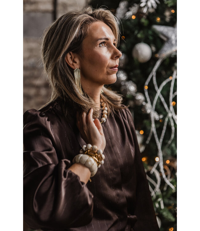 By Shir Oorbellen luxe party sparkle