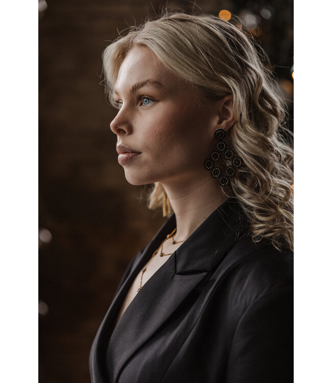 By Shir Luxury Earrings Mystical Circles