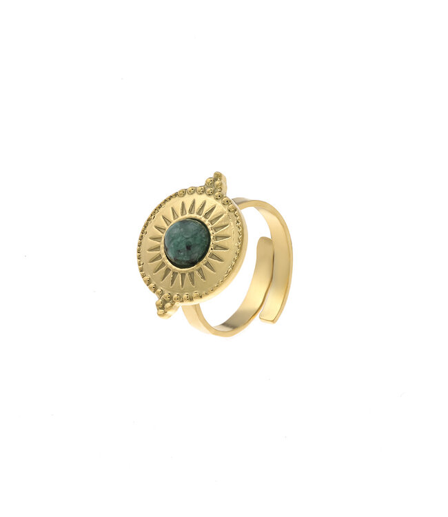 By Shir Luxury Chrysocolla Ring