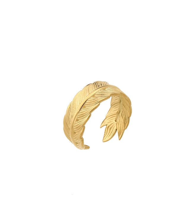 By Shir Ring luxury palm leaf