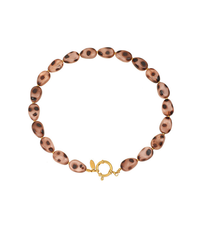 By Shir Ketting luxe stippel beige