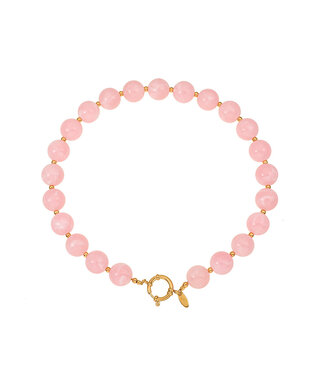 By Shir Necklace Statement Pink