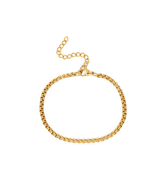 By Shir Stainless steel bracelet coarse chain