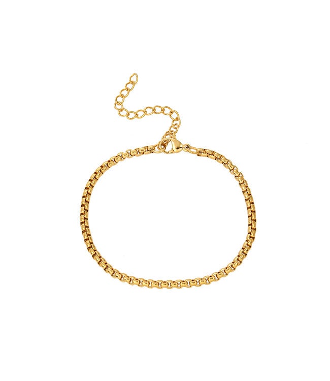 By Shir Armband edelstaal grove schakel