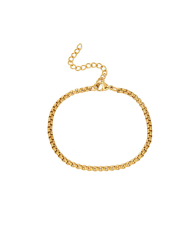 By Shir Stainless steel bracelet coarse chain