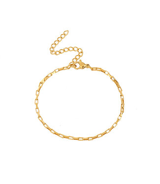 By Shir Stainless steel bracelet open chain