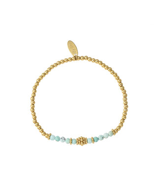 By Shir Armbandperlen Bohemian Türkis