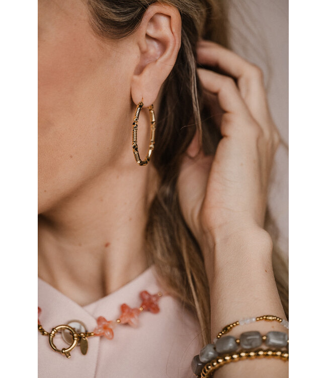 By Shir Oorbellen luxe Gwenn