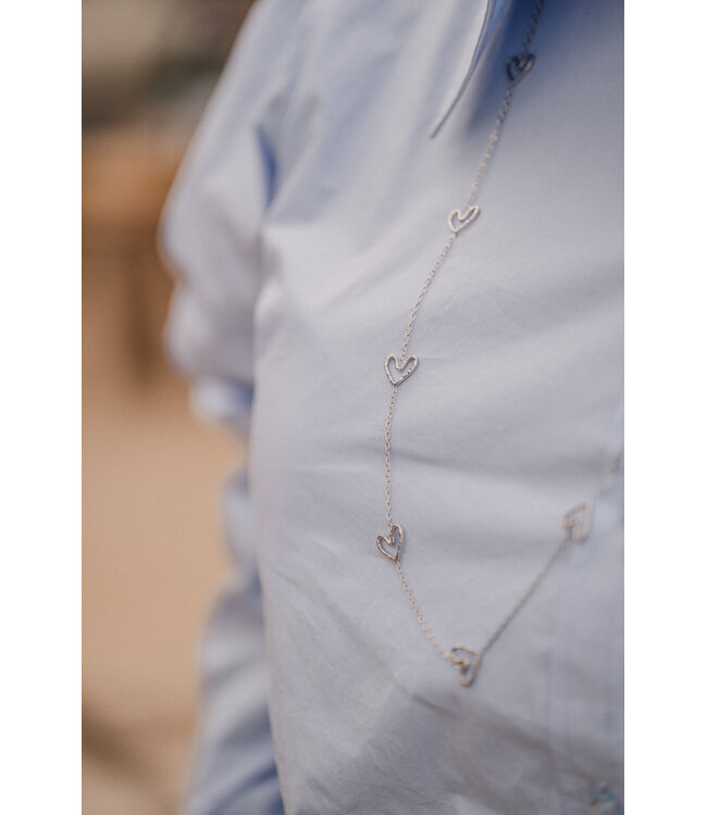 By Shir Luxury heart necklace