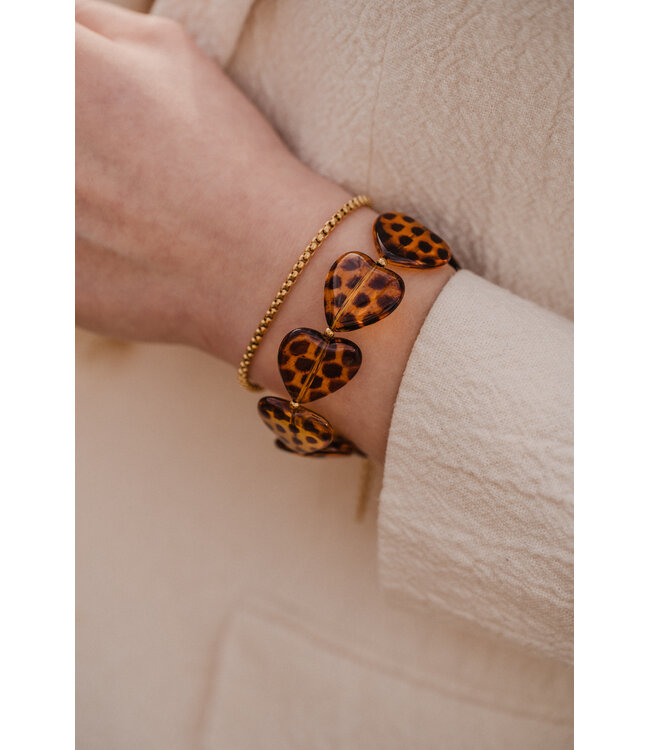 By Shir Stainless steel bracelet coarse chain