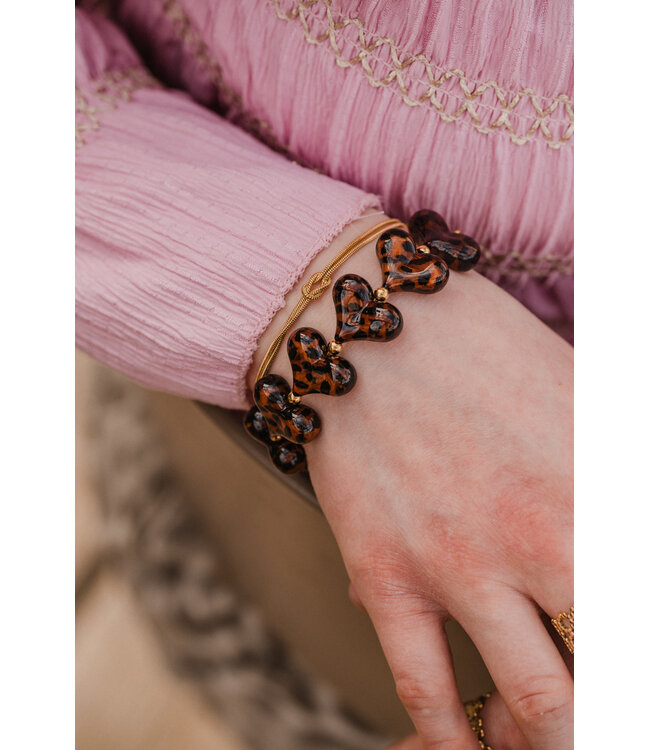 By Shir Armband edelstaal knoop