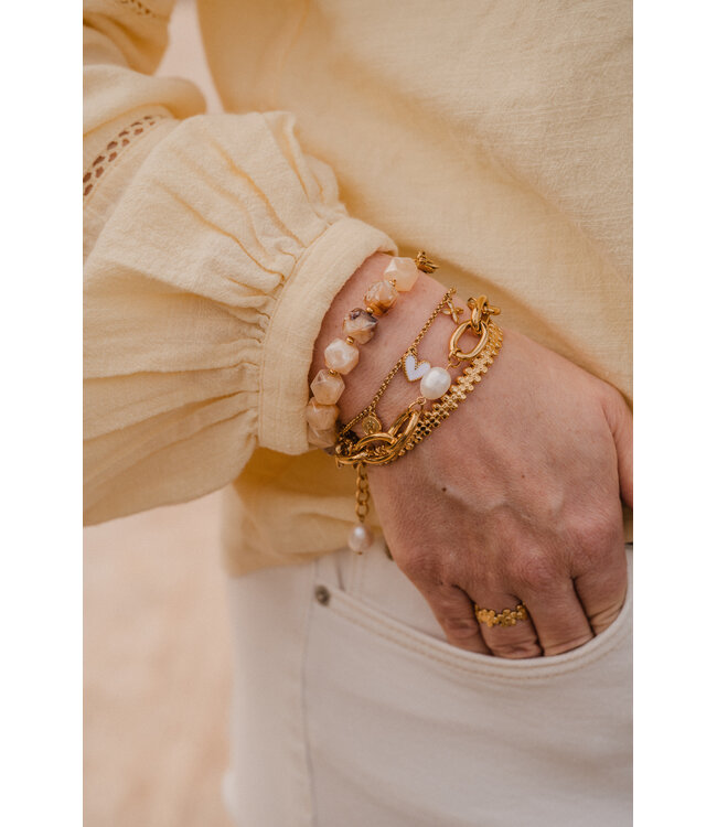 By Shir Luxury cube bracelet