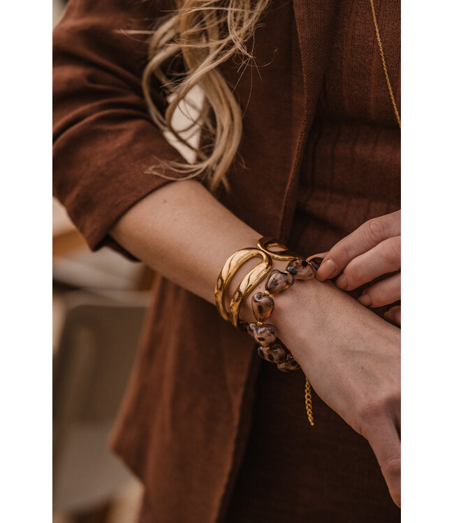 By Shir Luxusarmband Bangle Twin