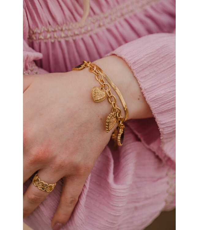 By Shir Armband edelstaal Ella