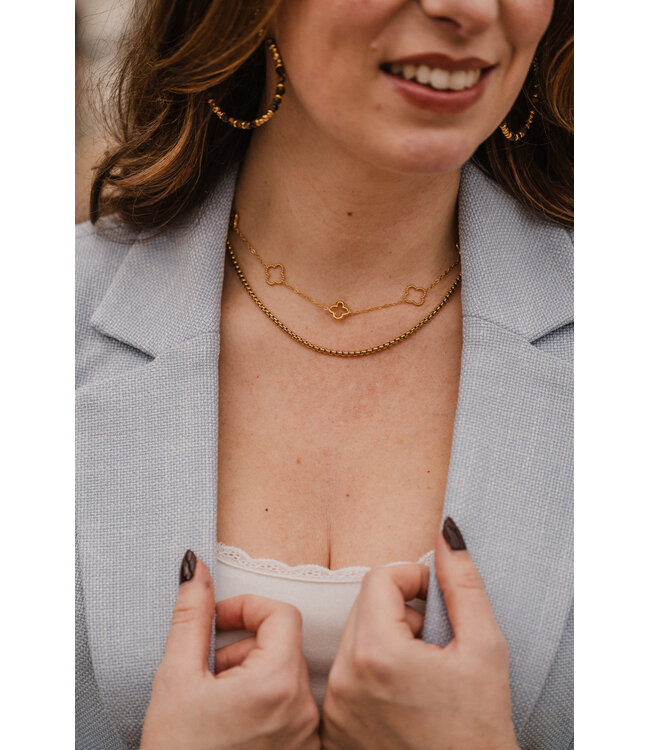 By Shir Chain open clover