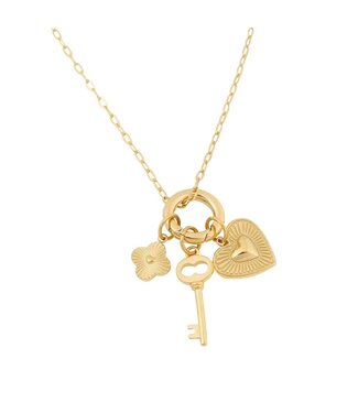 By Shir Necklace luxury connecting charms key