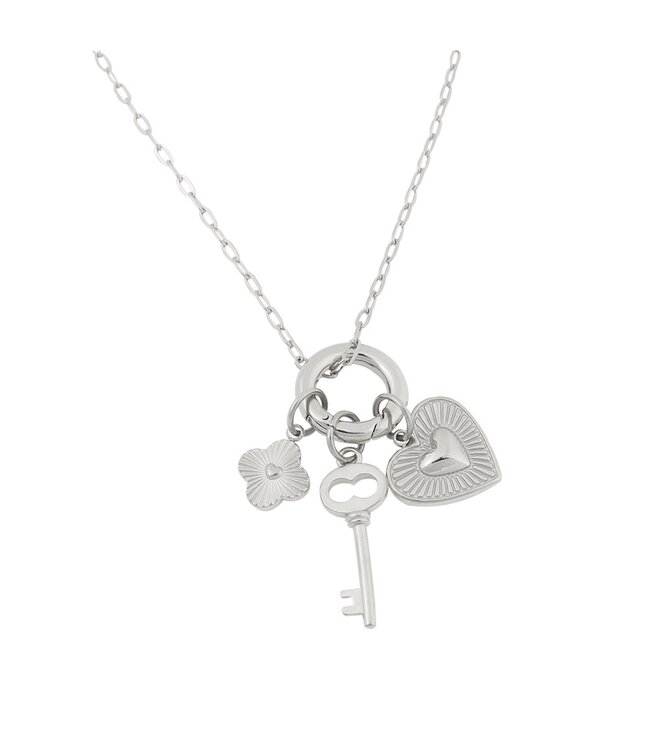 By Shir Necklace luxury connecting charms key