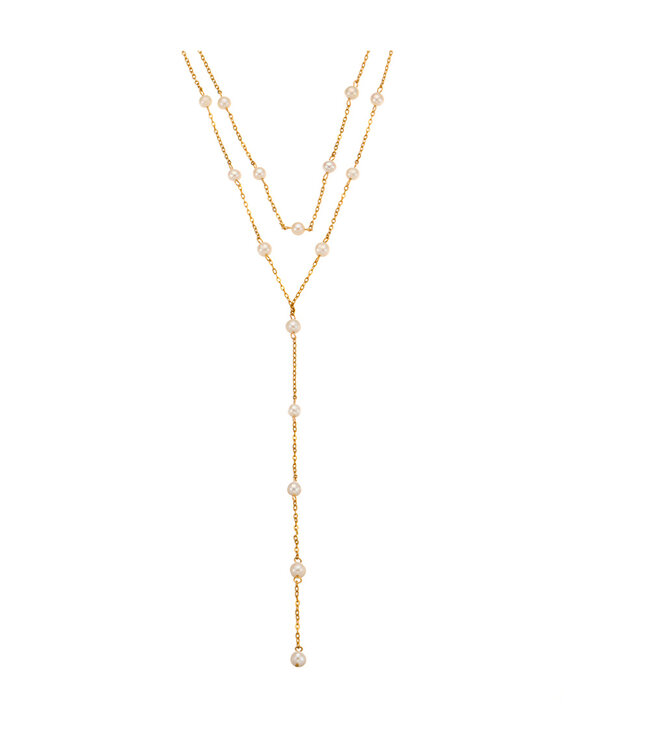 By Shir Necklace luxury Freshwater pearl Shireen