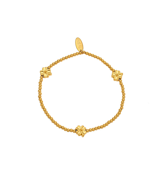 By Shir Armband Perlen Blümchen
