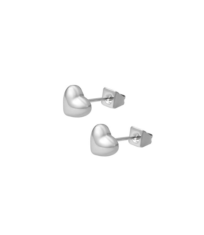 By Shir Heart earring stud