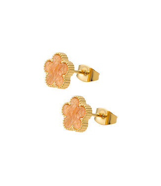 By Shir Earring Flower Pink