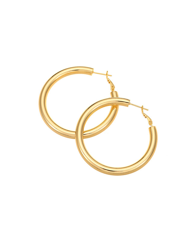 By Shir Earrings luxury Hoop M