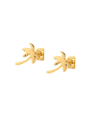 By Shir Earring palm tree