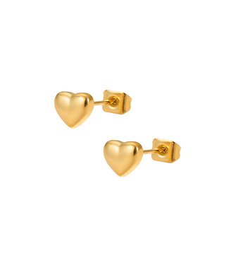 By Shir Heart earring stud