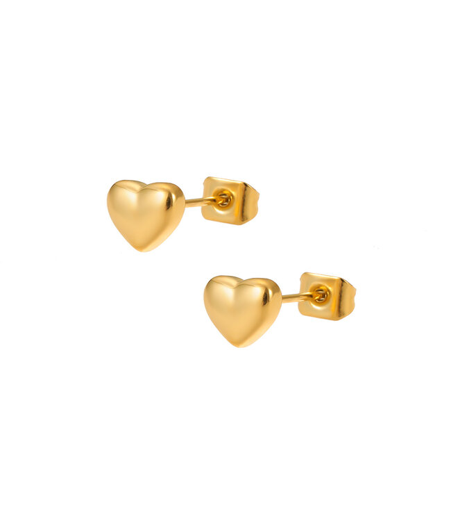 By Shir Heart earring stud