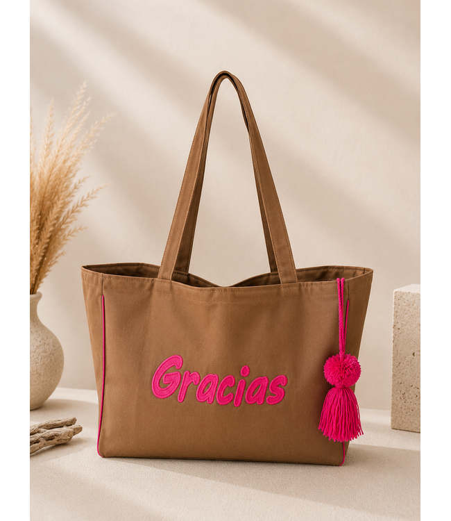 By Shir Beachbag bruin Gracias