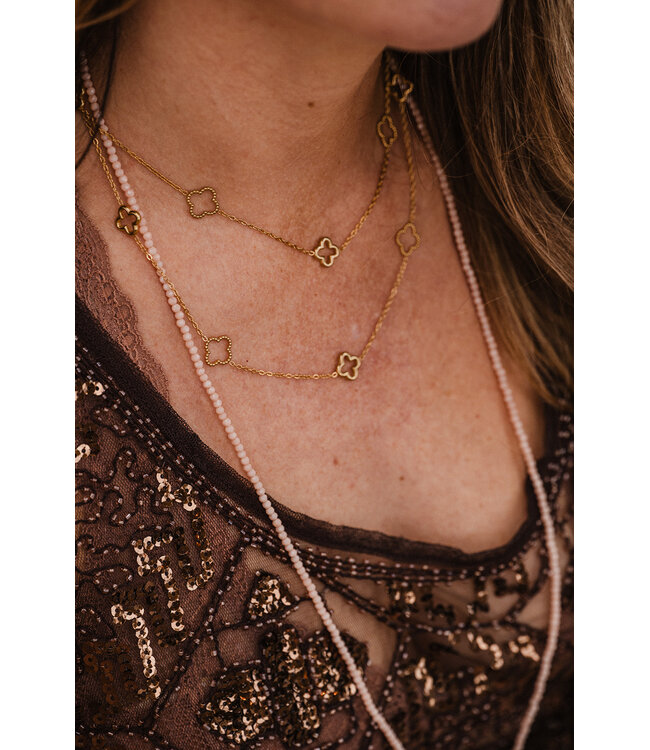 By Shir Luxury clover necklace