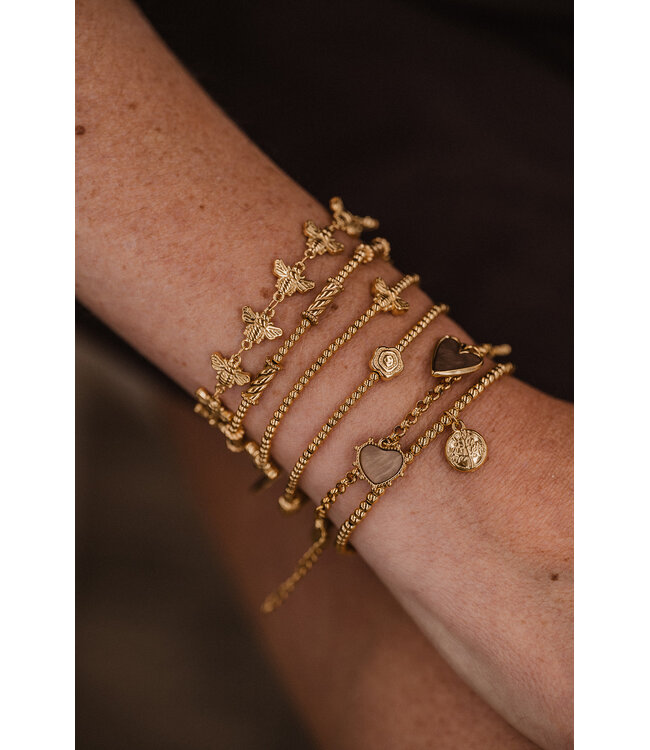 By Shir Armband Perlen Bienchen