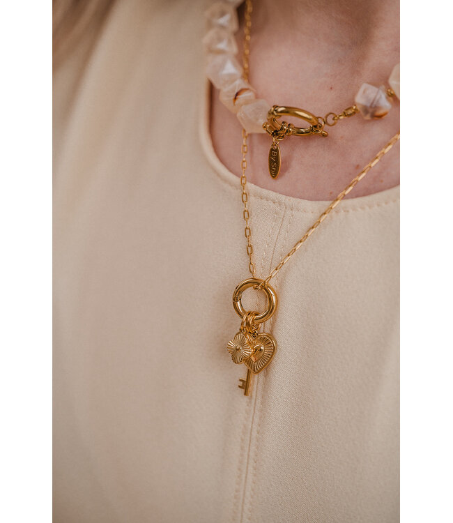 By Shir Ketting luxe connecting charms key