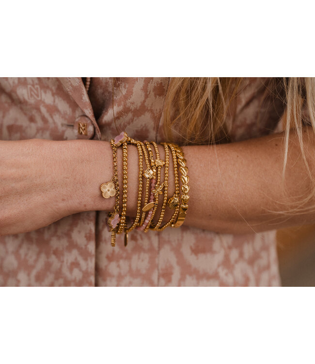 By Shir Armband Perlen Blümchen