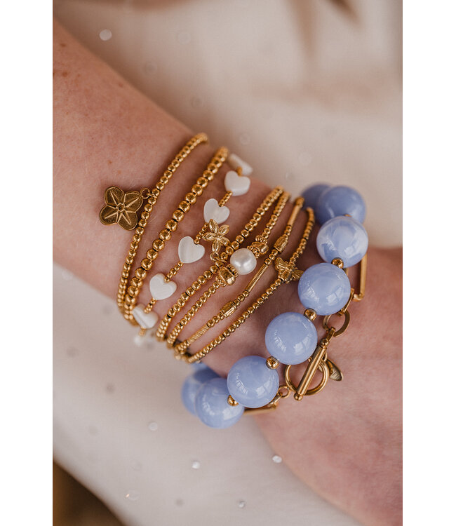 By Shir Bracelet beads freshwater pearl heart