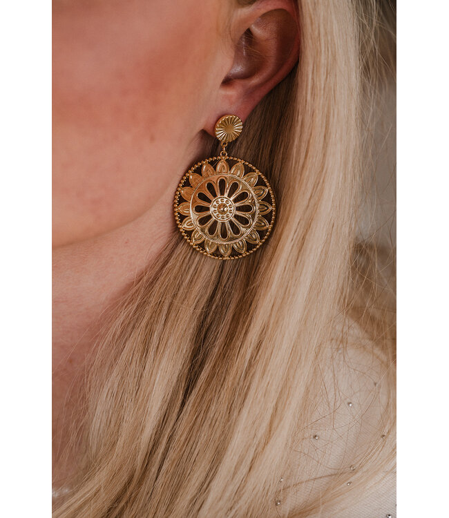 By Shir Luxury Bohemian circle earrings