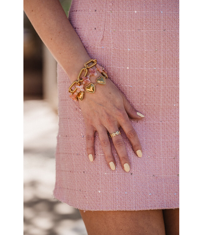 By Shir Luxus-Armband Kleeblatt
