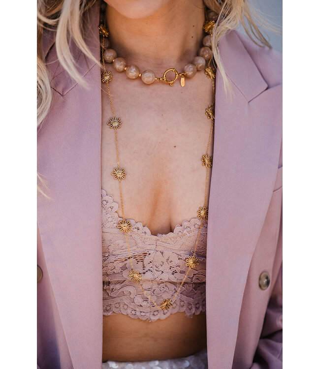 By Shir Luxury Daisy Necklace