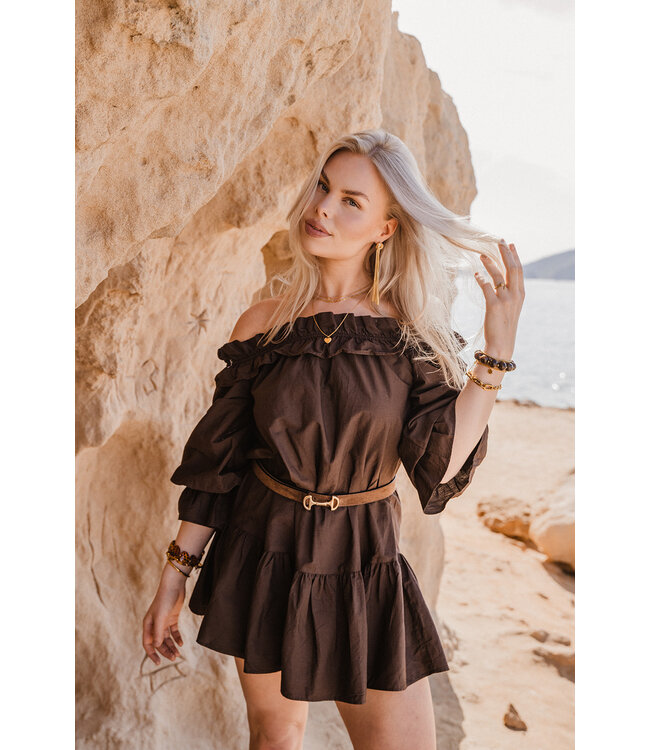 By Shir Oorbellen luxe knoop sparkle