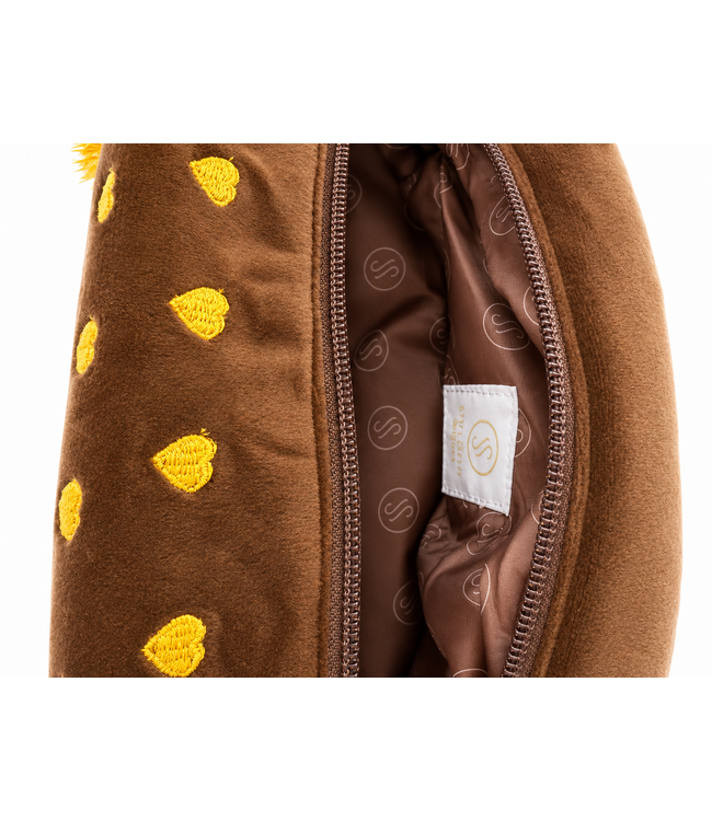 By Shir Toilettas Brown hearts