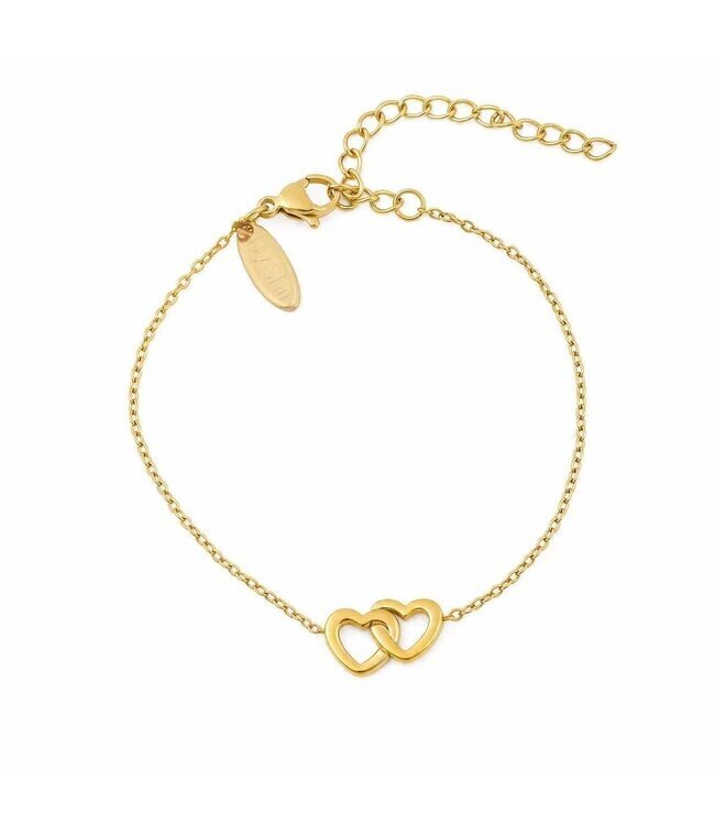 By Shir Armband-set You & Me Infinity heart