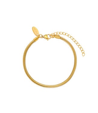 By Shir Stainless steel snake chain bracelet