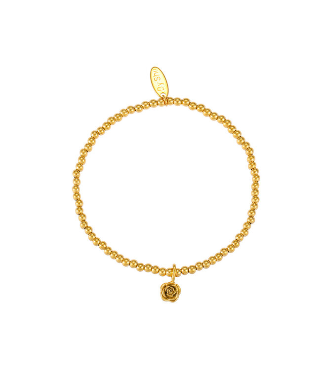 By Shir Armband geboortebloem September Aster