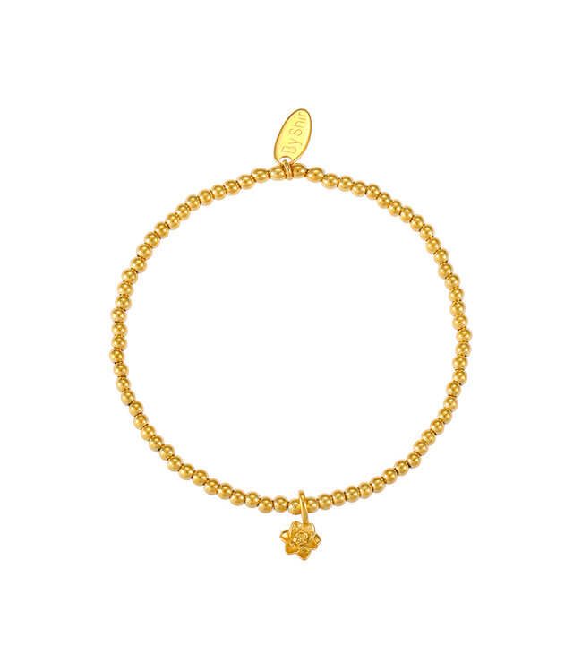By Shir Armband Geburtsblume Juli Seerose
